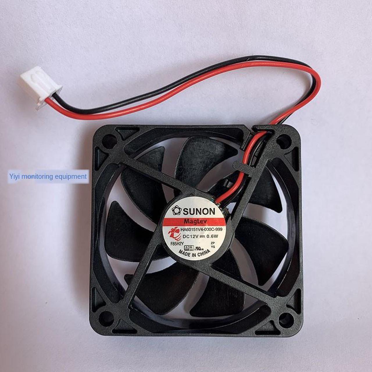 12V maglev fan HA60151V4-000C-999 For SUNON 6015 12V 0.6W 6CM quiet low noise Silent Cooling Fan