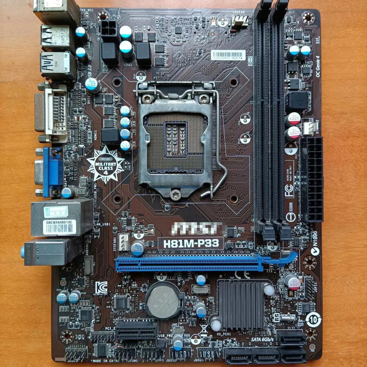 Main image of H81M-P33 for MSI 1150 DDR3 Desktop Motherboard