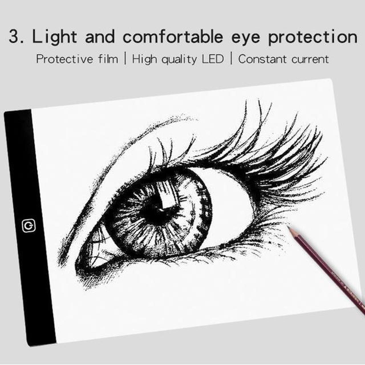 A4 LED Digital ie Pad Drawing Tablet USB LED Light Copy Board Electronic Art Graphic Writing Painting Table