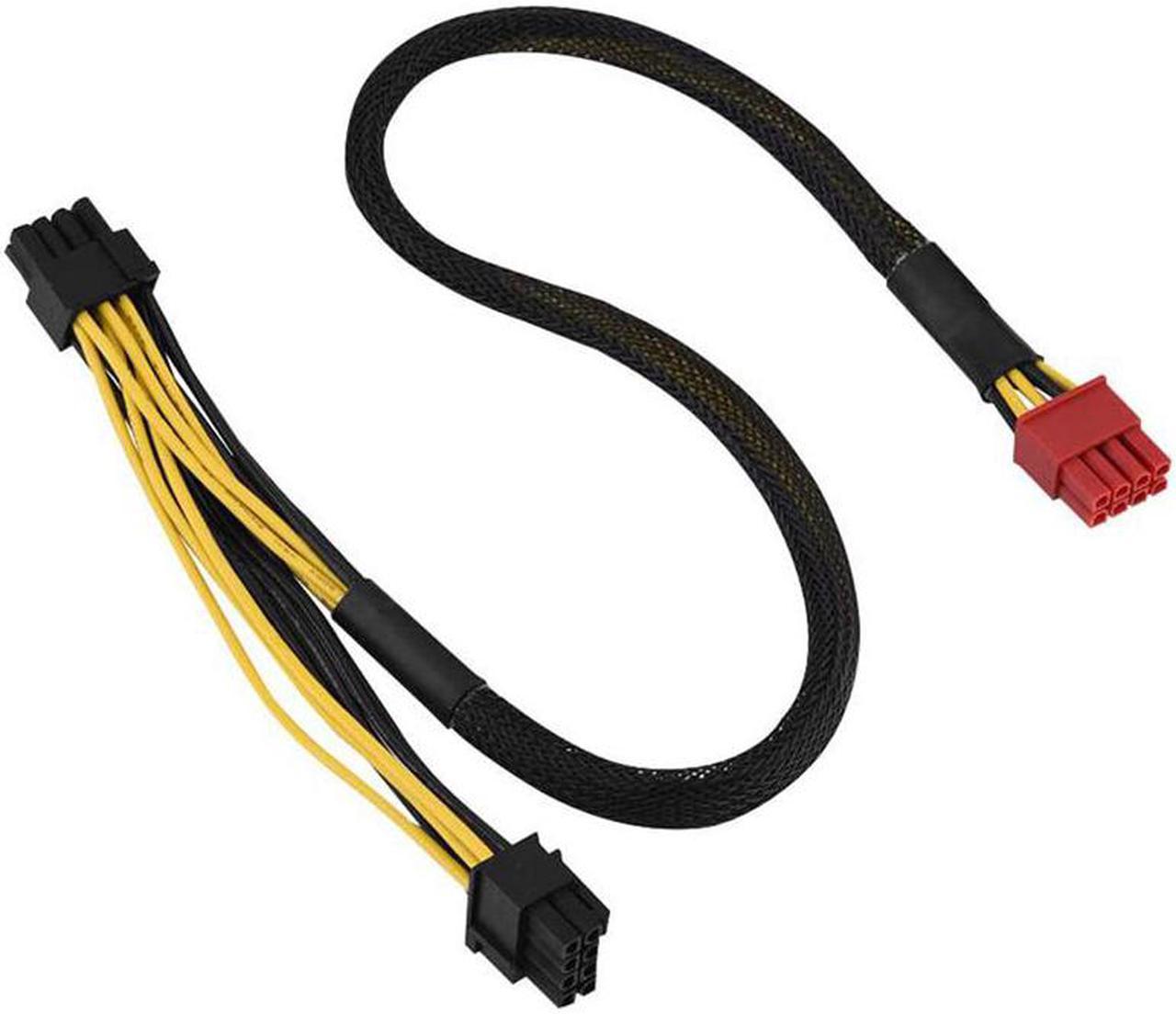 8-Pin to Dual 8-Pin PCI-E Cable, 50cm 8-Pin to Dual 8-Pin Power Cable PCI Express Graphics Card for Antec