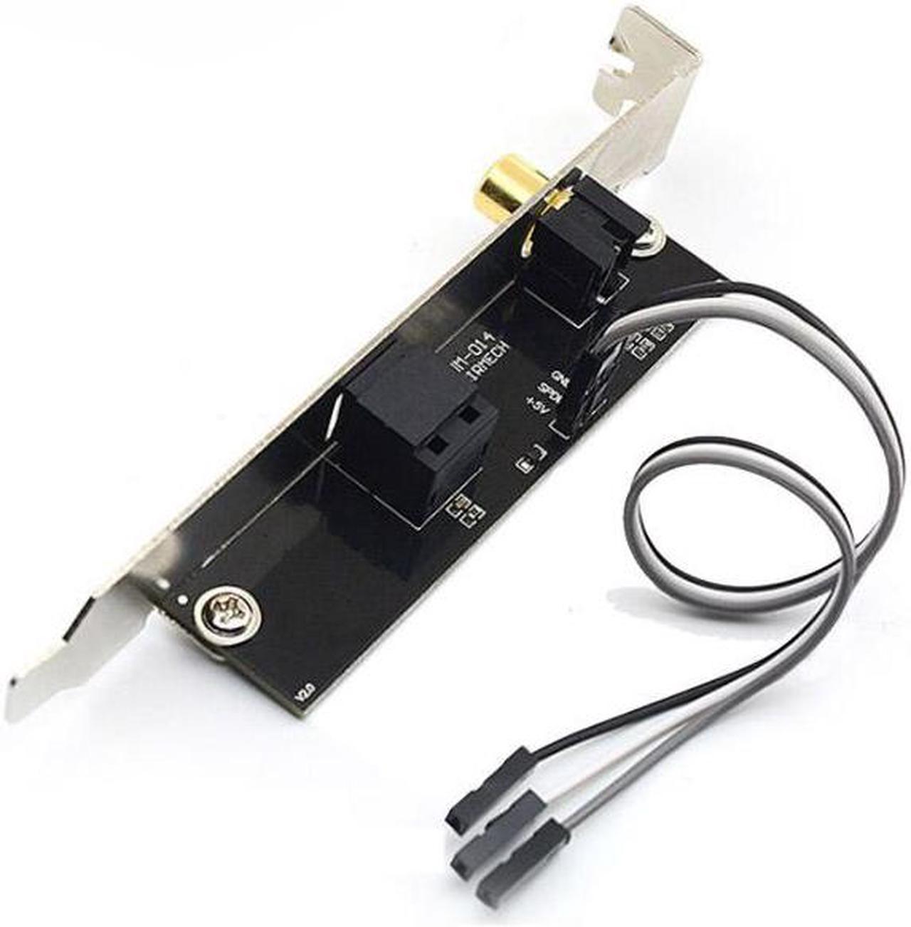 SPDIF Optical and RCA Out Plate Cable Bracket Digital Audio Output for ASUS Gigabyte MSI Mother Board