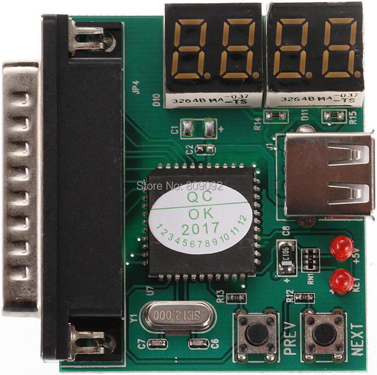 Alt view image 2 of 2 - Computer 4-Digit Laptop PC Motherboard USB& PCI Analyser Diagnostic Test Post Card Tester for Notebook Laptop