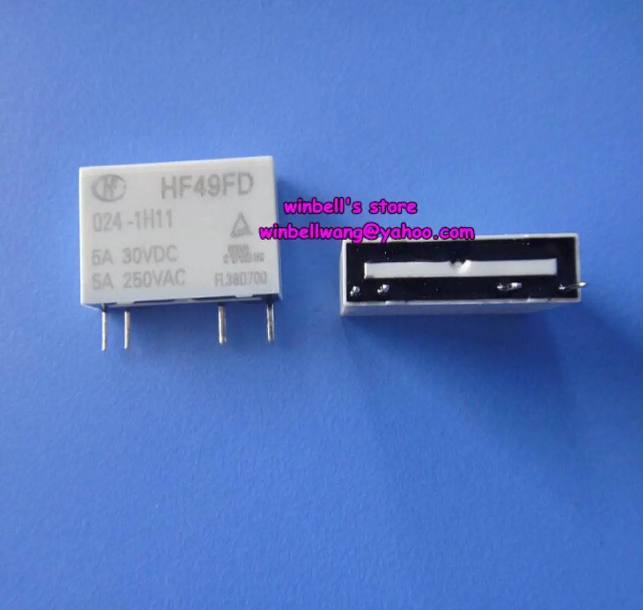 Relé 2pcs/lote Hf49fd-005 012 024-1h12 4pin | Parcelamento sem juros