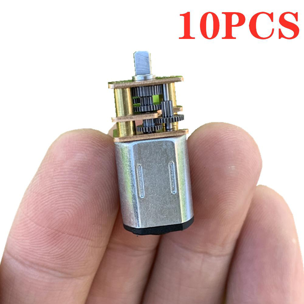 thumbnail image 2 of GA12-N20 70RPM Micro Metal Gear Motor – 3V-6V DC, N20 Full Metal, D-Shaft, Robot DIY 2 of 5