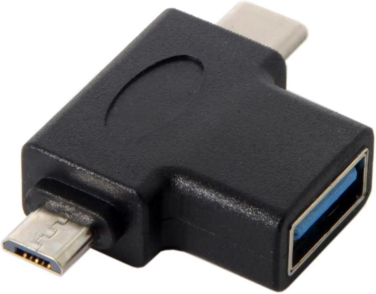 Alt view image 4 of 5 - USB 3.1 Type-C & Micro USB Combo to USB 2.0 A Female OTG Data Host Adapter