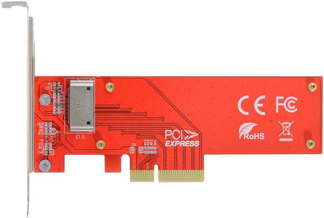 Alt view image 4 of 5 - Host Adapter to EDSFF Short SSD E1.S Carrier Adapter NVMe Ruler 1U GEN-Z PCI-E 4X