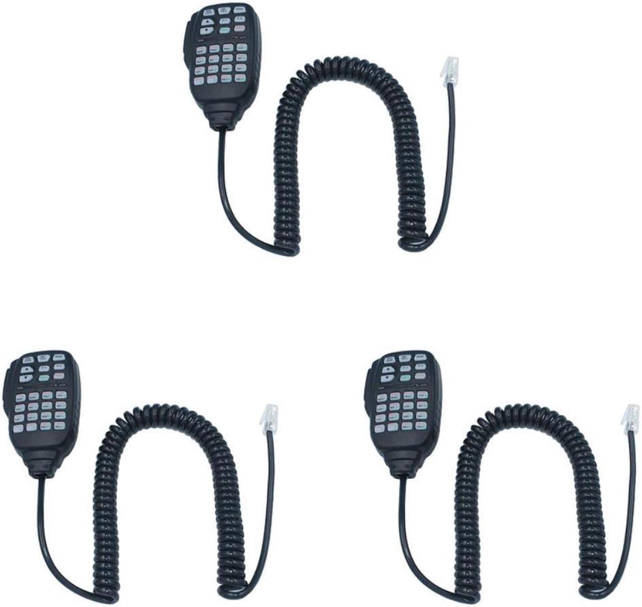 3X HM-133 Mic Speaker Handheld Shoulder Mic For Icom Radio IC-207H IC-880H IC-2820H IC-E282 HM-133 RJ-45 IC-2725E