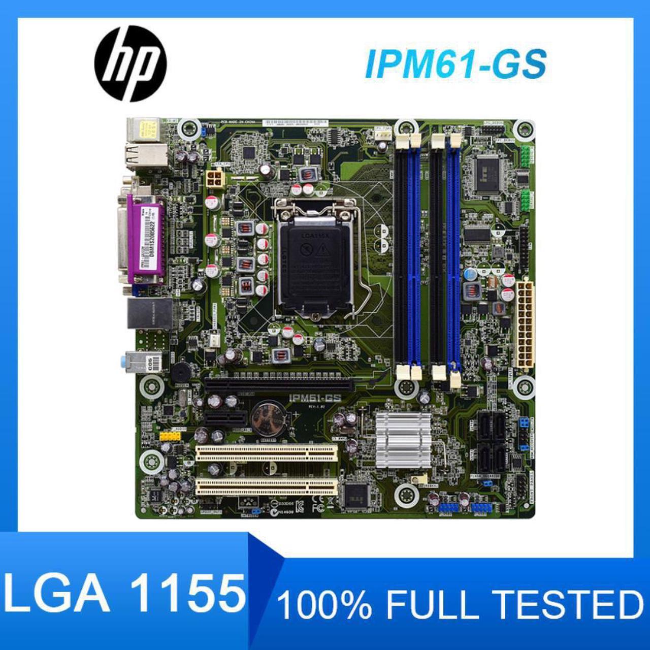 For HP IPM61-GS Motherboard  LGA 1155 DDR3 ram memory Intel H61 USB2.0 M-ATX Placa-mãe