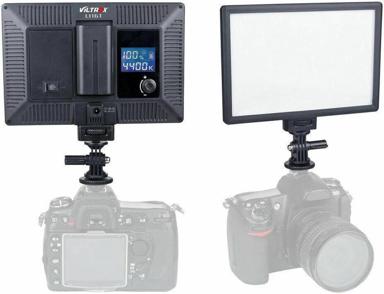 Illuminazione Fotocamera 3300K-5600K Luce LED VILTROX L132T Per Video - Dimmerabile, CRI95, 3300K-5600K, Per Fotocamere Illuminazione Video Professionale Per Ritratti E Interviste