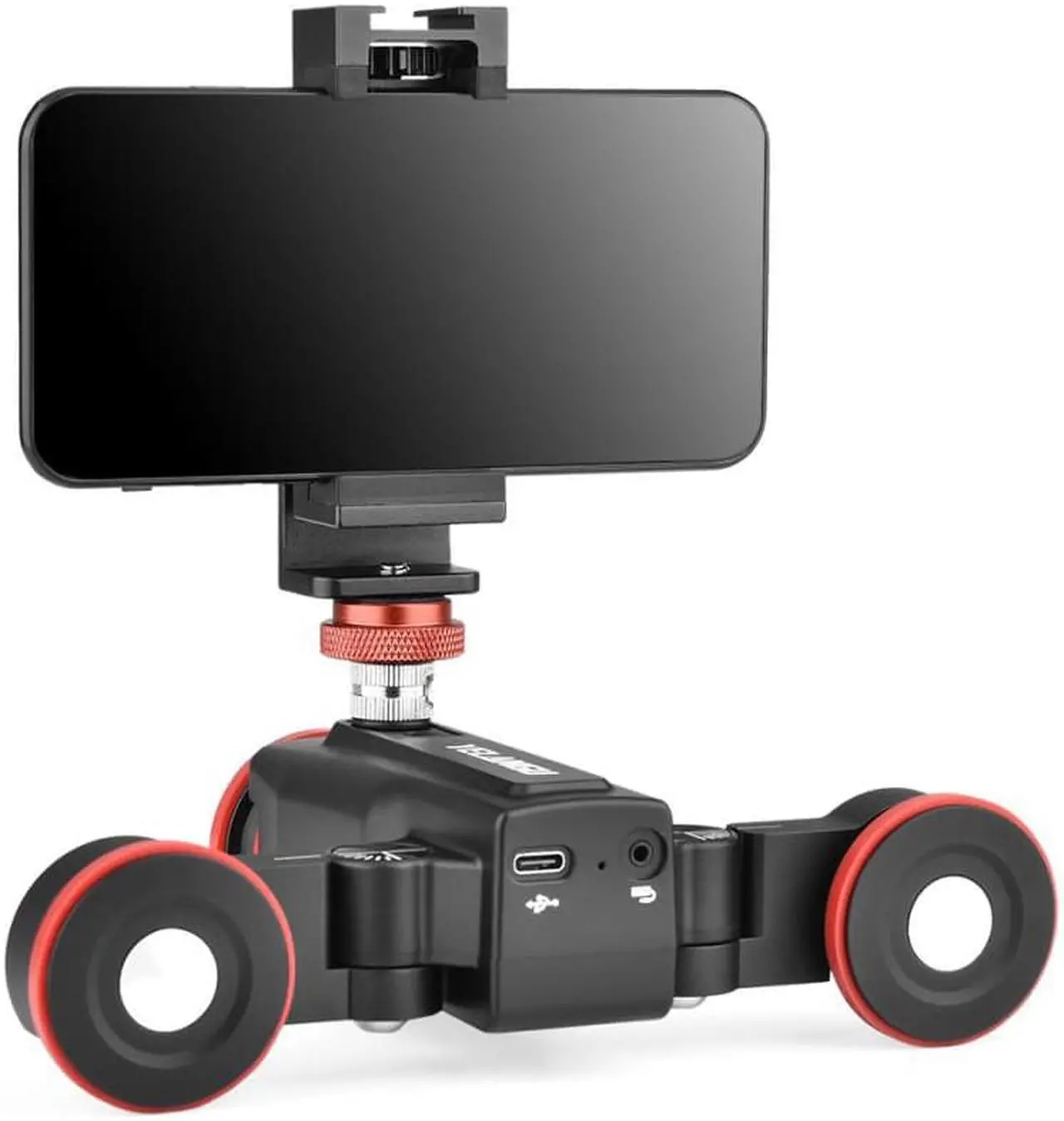 Alt view image 3 of 4 - YELANGU New Auto Dolly L5 Camera Slider Dolly with remote control Electric Motor Video Track Slider for Smartphone Gopro