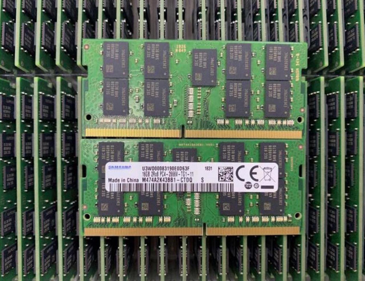 RAM 16G DDR4 2666V-TG1 M474A2K43BB1-CTD Notebook Workstation Memory ECC