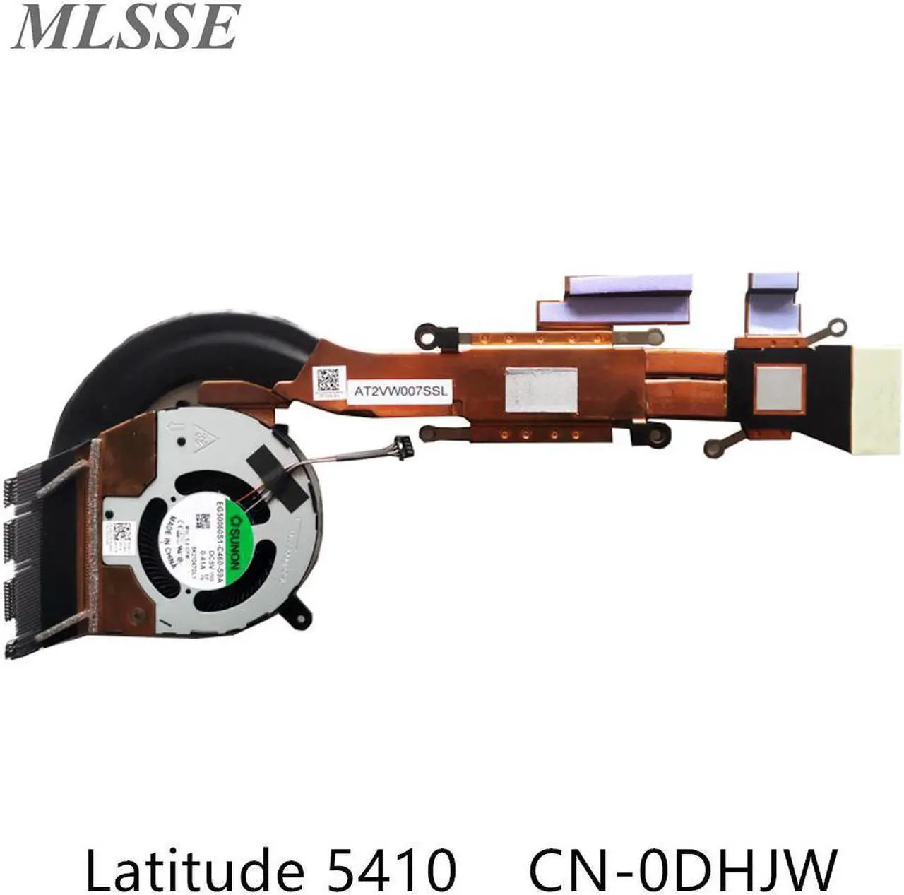 Ventola Con Dissipatore CPU Per Portatile Dell Latitude 5410, Ricambio 00DHJW 0N7C76