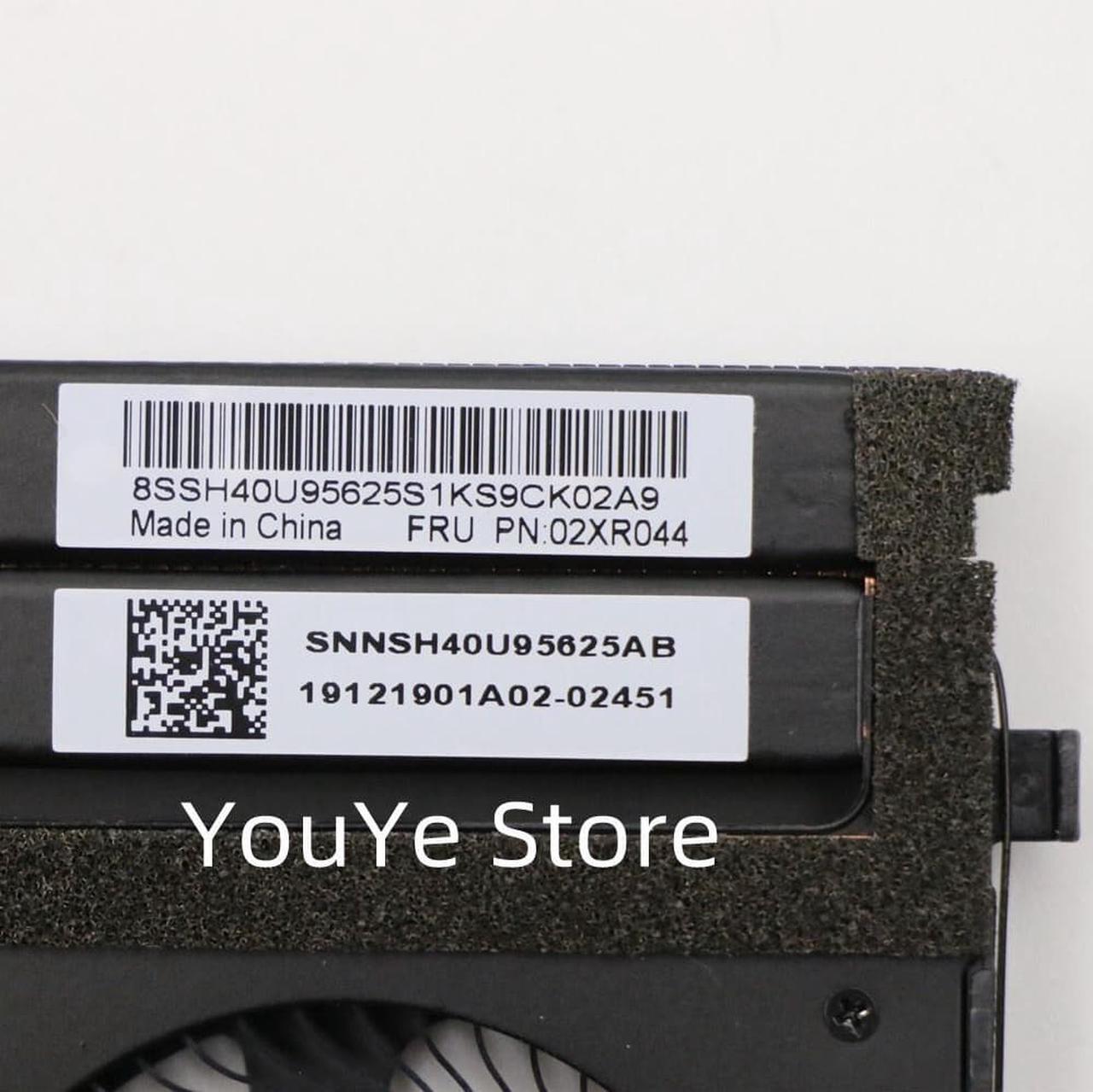 Alt view image 3 of 3 - For Lenovo ThinkPad P1 Gen 2 X1 Extreme 2nd Gen CPU Cooling Fan Cooler Heatsink Radiator FRU 02XR044 Fast Ship