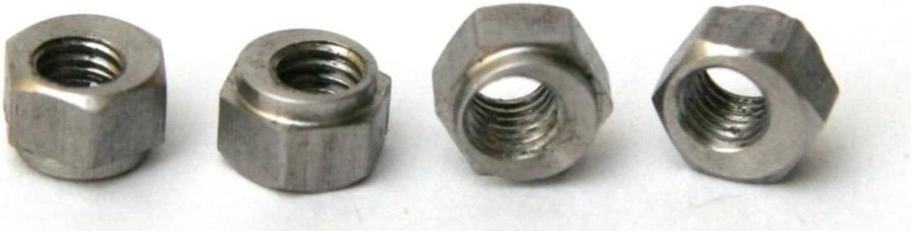 Main image of stainless steel M5 Eccentric Nut for V wheel Eccentric nut, M5 off center (eccentric) M5 thread for Reprap 3D printer