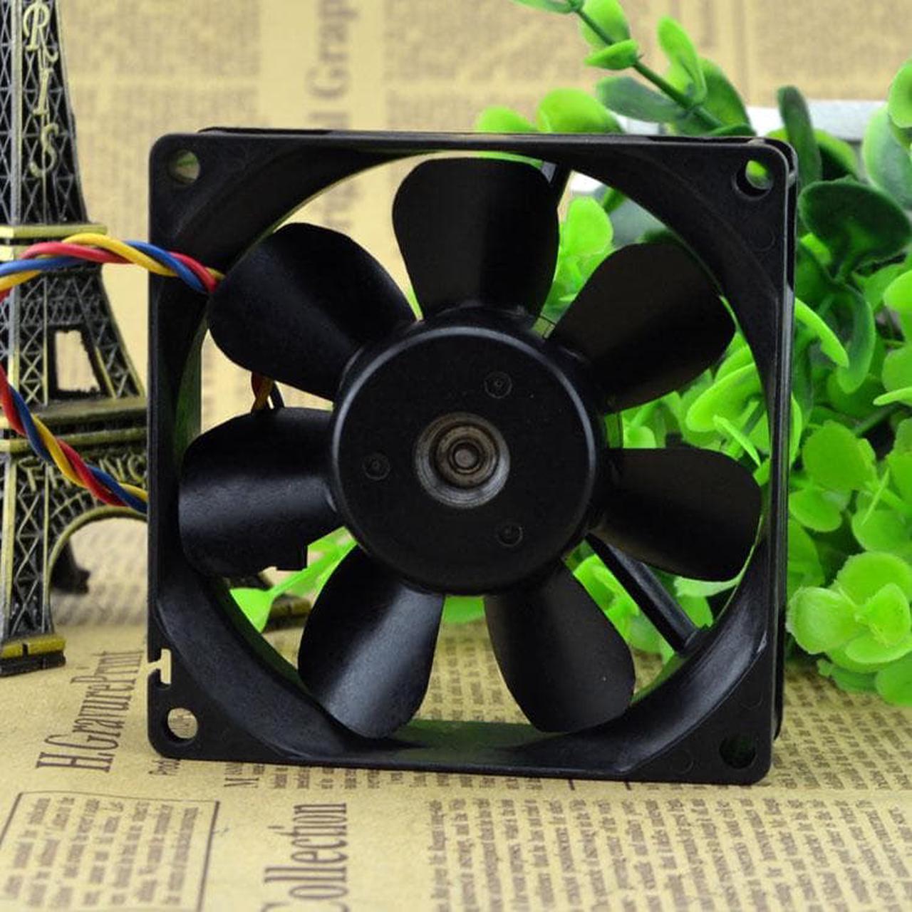 Alt view image 2 of 3 - 8 cm chassis fan 8025 12V 0.06A 3 line super quiet 109R0812L401
