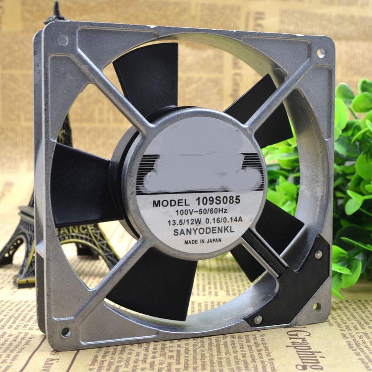 Alt view image 3 of 3 - 109s085 12cm 12025 100V 13.5/12W 0.16/0.14A AC fan