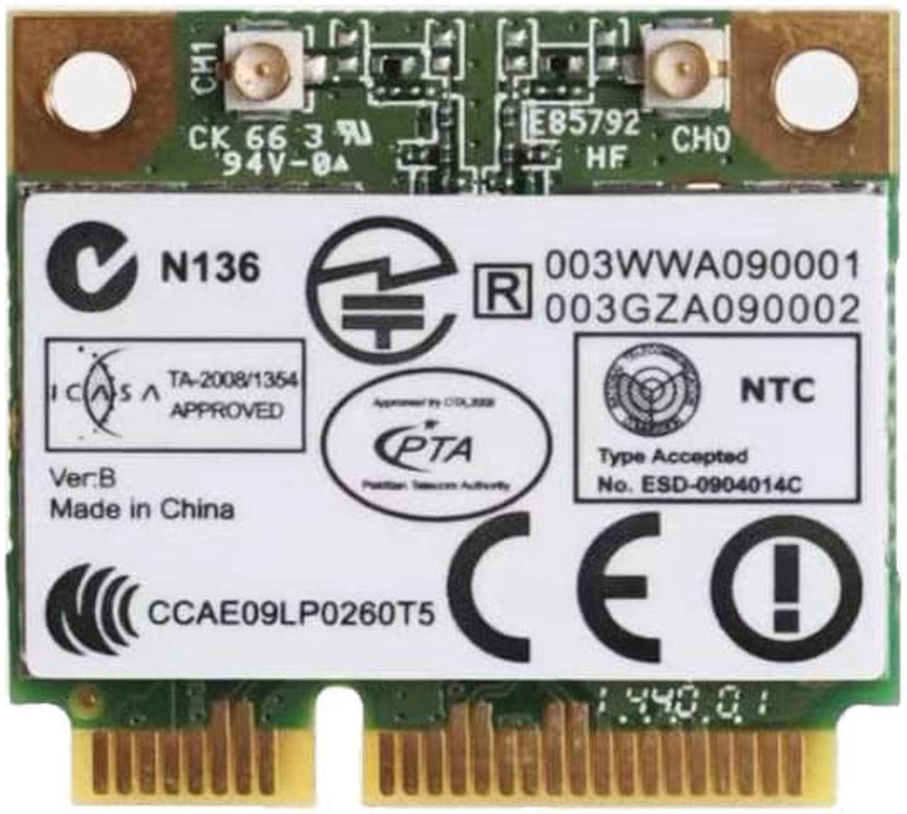 Alt view image 3 of 3 - WDXUN Atheros AR9287 AR5B97 Wireless BGN 300 Mbps 802.11 b/g/n Half PCI-E Wifi Card Wireless network card WLAN CARD