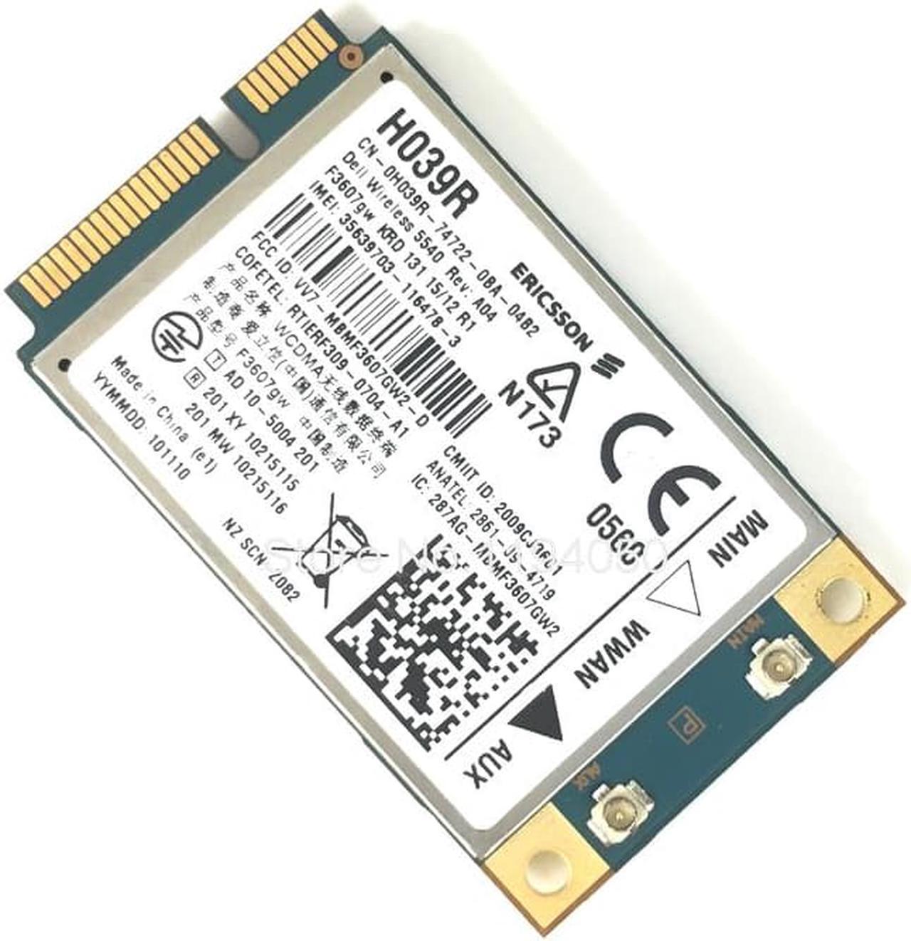 Main image of Ericsson DW5540 F3607GW 3G GSM HSDPA WCDMA Wireless WWAN WLAN 3G Card GPS H039R 5PJ87 C680R 3G NET