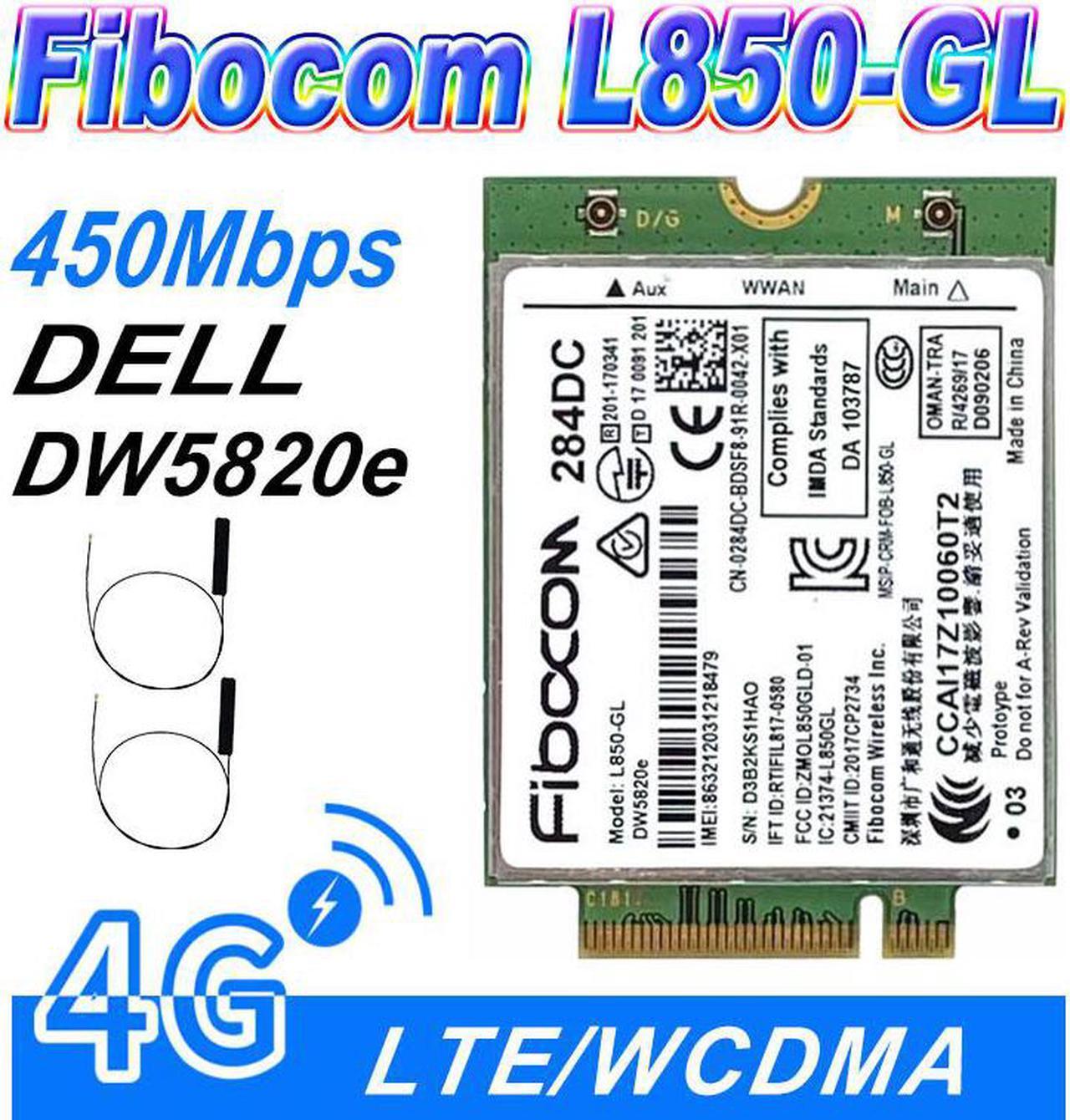 Main image of For Dell DW5820e Fibocom L850-GL LTE/WCDMA 4G WWAN Card Module 0284DC 284DC