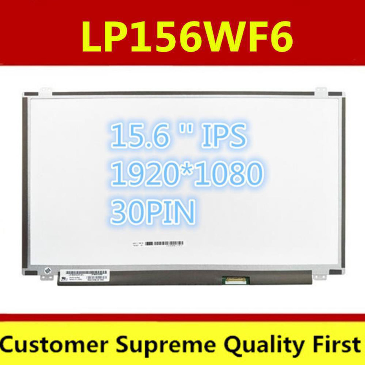 Screen Replacement for LTN156HL01-101 FHD 1920x1080 High Gamut IPS Matte LCD