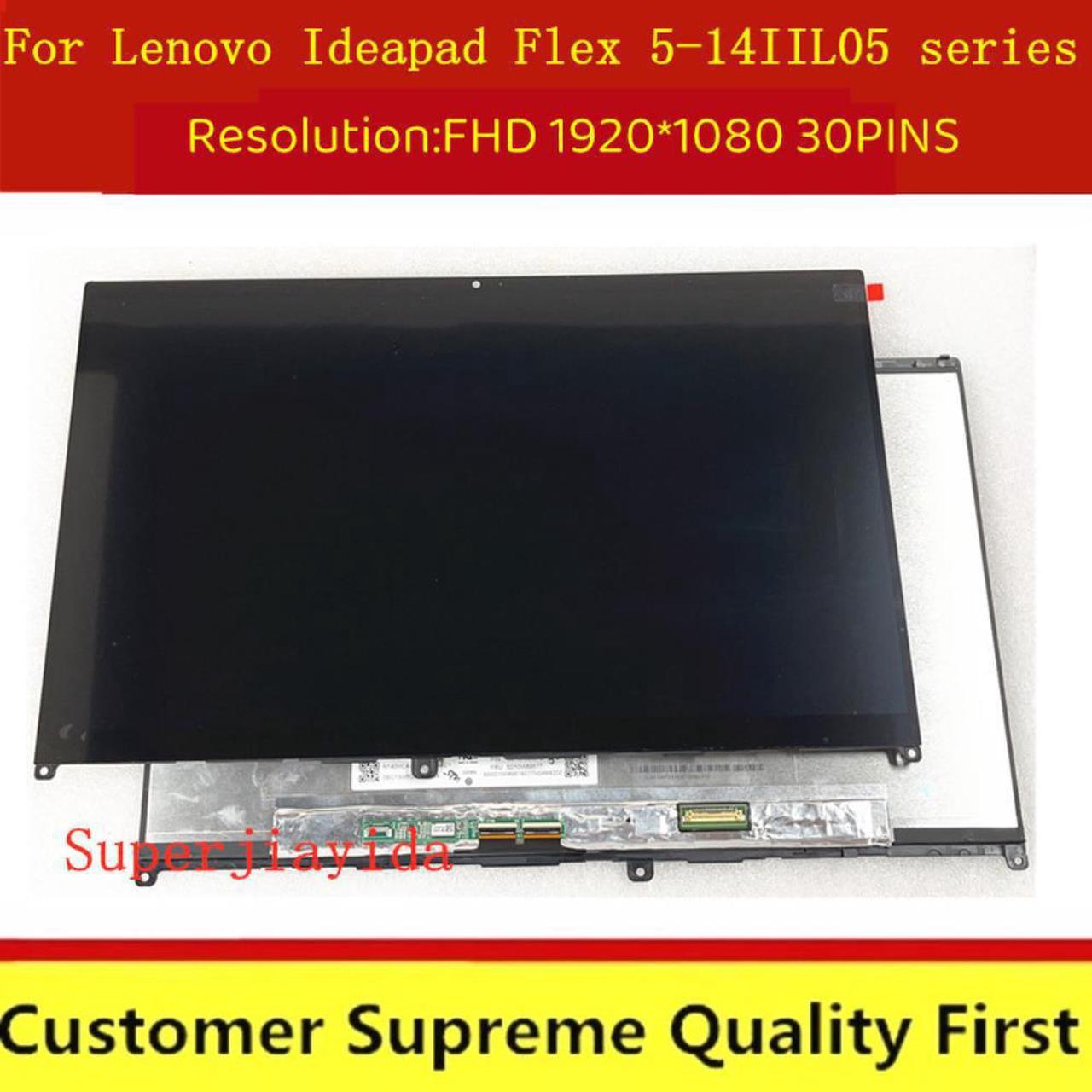 140 "FHD LCD Touch Screen Digitizer Assembly for Lenovo ideaPad Flex 5-14IIL05 5-14ARE05 5-14ITL05 5-14ALC05 80X1 81X2 82HS 82HU