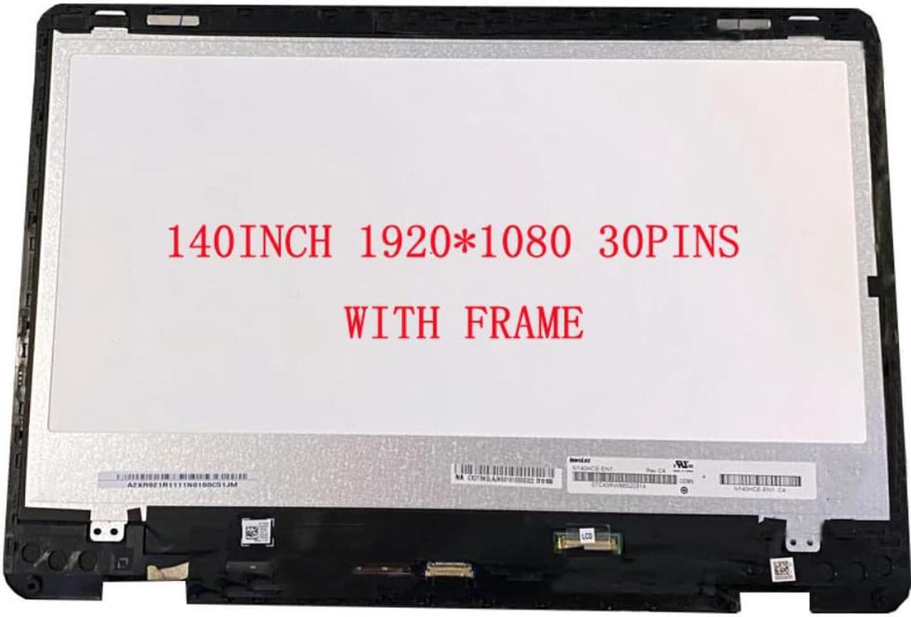 Alt view image 2 of 3 - 14"LCD Display LCD Touch Screen Assembly For ASUS VivoBook Zenbook Flip 14 UX461 UX461UA NV140FHM-N62 B140HAN04.2 N140HCE-EN1