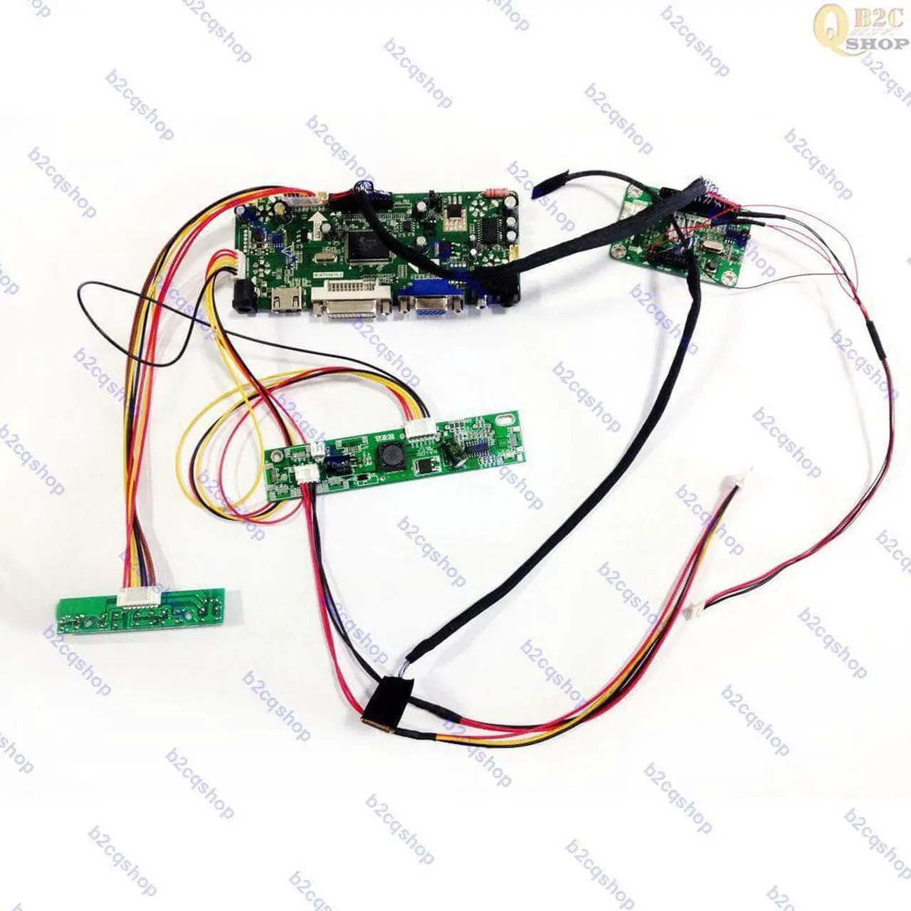 Owootecc NT68676 HDMI VGA DVI Arcade Audio Input LCD Controller Driver Board For HSD190MEN4 M170EN06 M170EG01 17 19 1280x1024 4CCFL 30Pin LCD Panel, Suitable for Arcade1Up Monitor