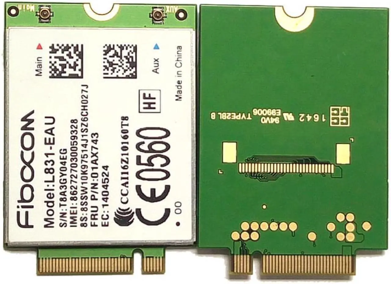 Fibocom L831-EAU 01AX743 4G LTE wireless Cat4 WWAN M.2 module for ...
