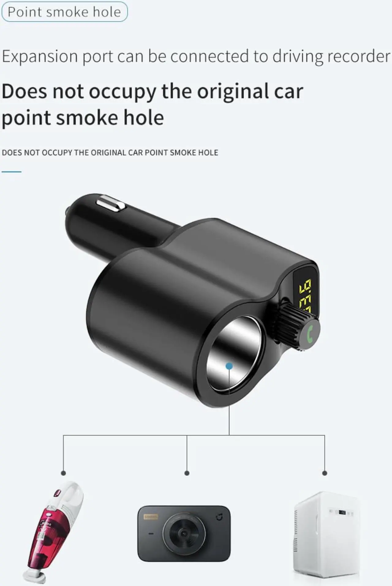 Alt view image 3 of 3 - BT01 Car Bluetooth Hands MP3 Player  FM Transmitter Car Wireless MP3 Car Charger