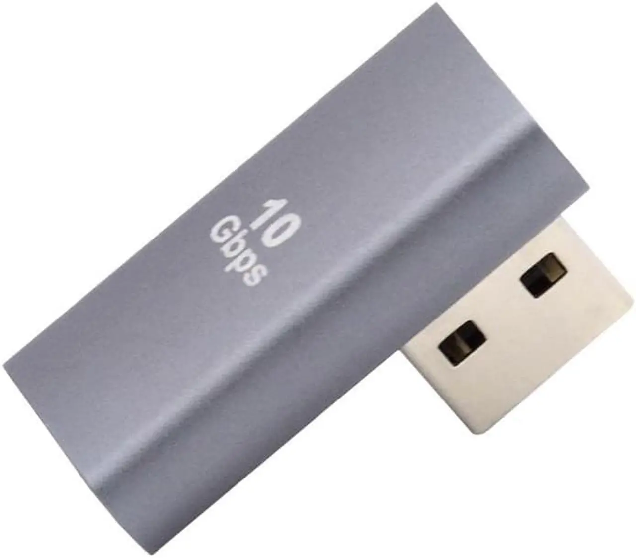 Main image of Low Profile 90 Degree Right Angled Type USB3.0 Male to Female Extension Adapter Power Data Video 10Gbps