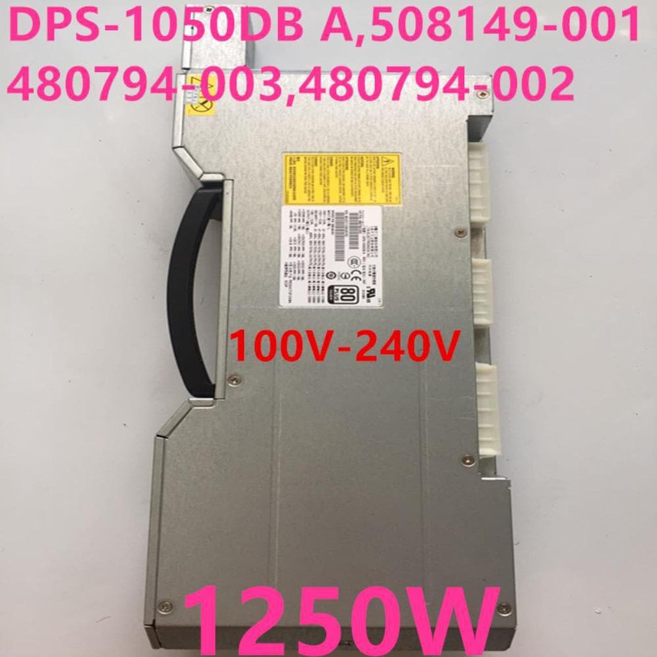 PSU For HP Z800 1250W Switching Power Supply DPS-1050DB A 508149-001 480794-003 480794-002