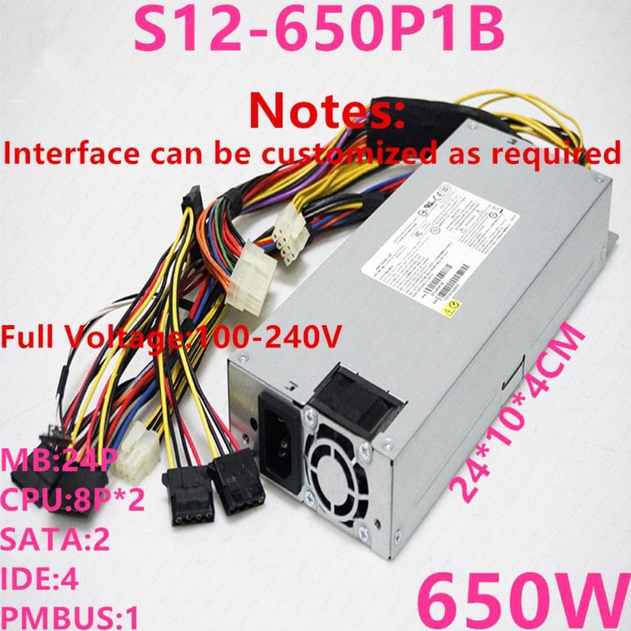 PSU For Chicony 1U PMBUS 650W Switching Power Supply S12-650P1B