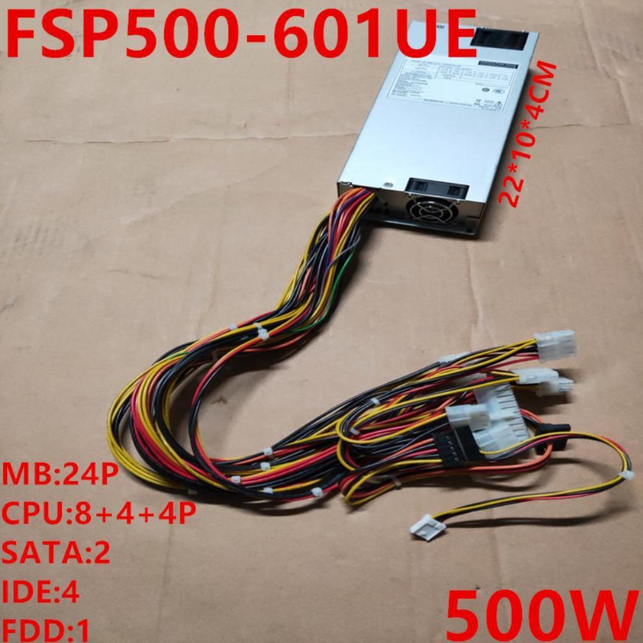 PSU For FSP 1U CPU8P*2 500W Switching Power Supply FSP500-601UE