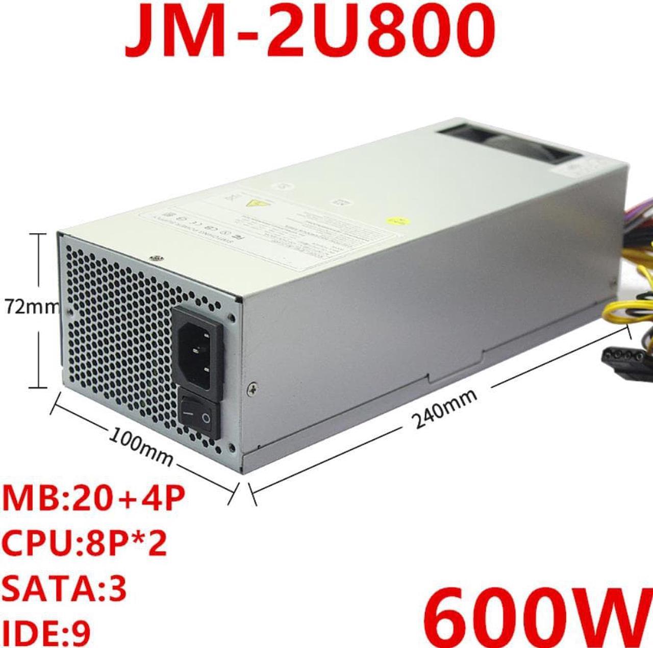 PSU For JM 2U 600W Switching Power Supply JM-2U800