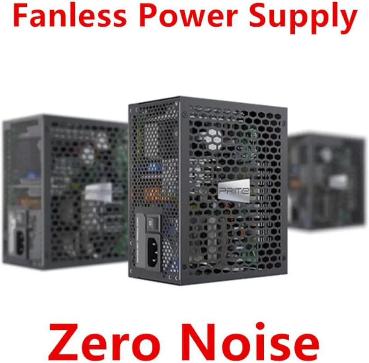 Alt view image 6 of 6 - PSU For Seasonic Full Modular 80plus Titanium Zero Noise Without Fan 450W Power Supply  PRIME Fanless PX-450
