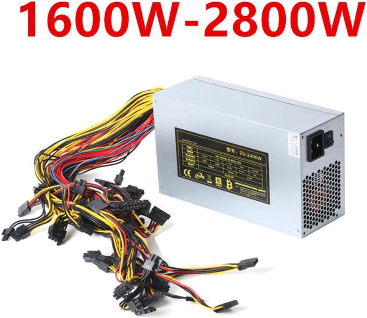 Miner PSU For ZUMAX 4U 6 8 Cards Multi Channel Graphics Card Mining Power Supply 1600W 1800W 2000W 2200W 2400W 2600W 2800W