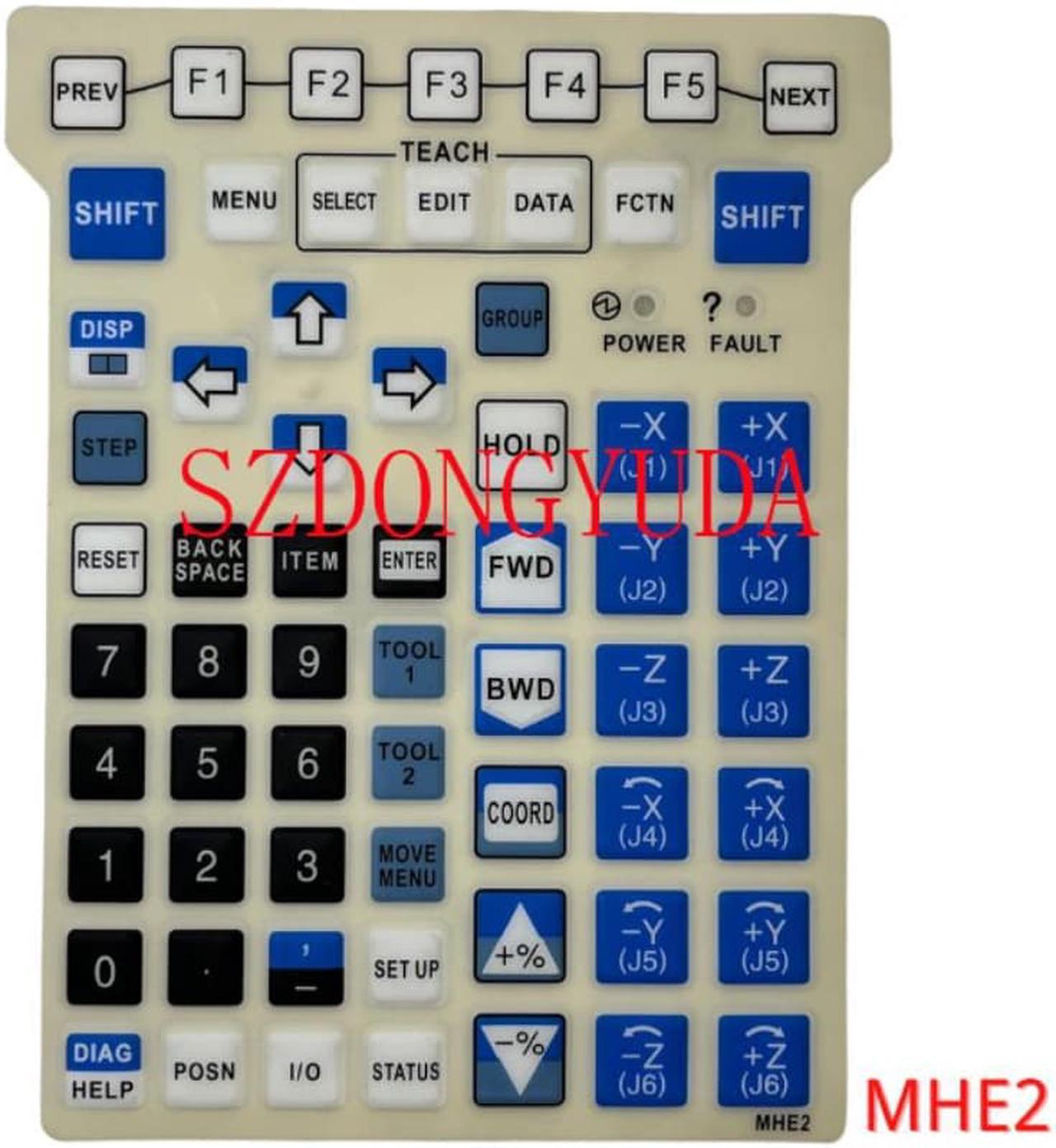 Machine Operator Panel Fanuc A05B-2490-C304 Membrane Keypad Switch