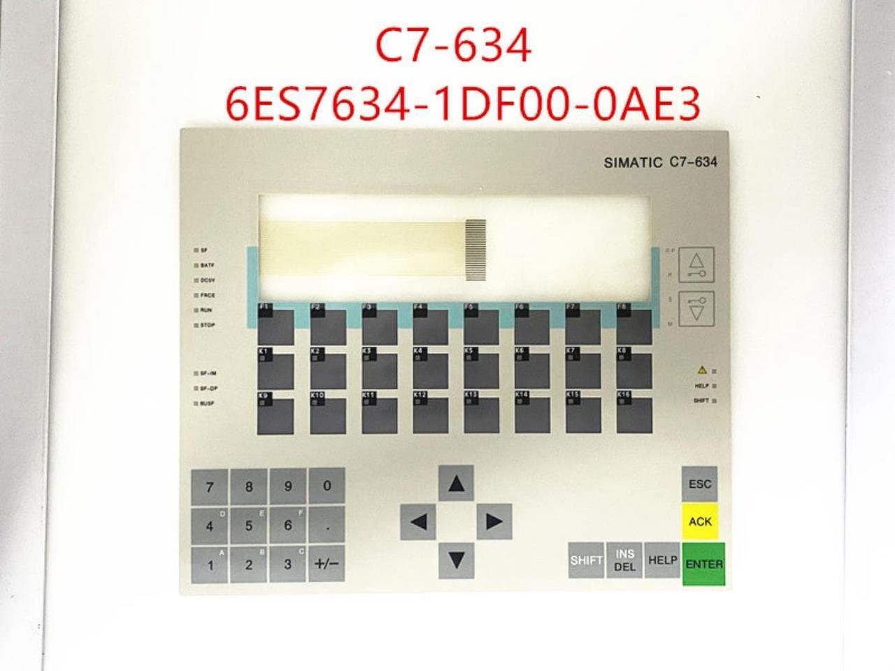 6ES7634-1DF00-0AE3 C7-634 Membrane Keypad Switch for 6ES7 634-1DF00-0AE3 C7-634 Membrane Keyboard