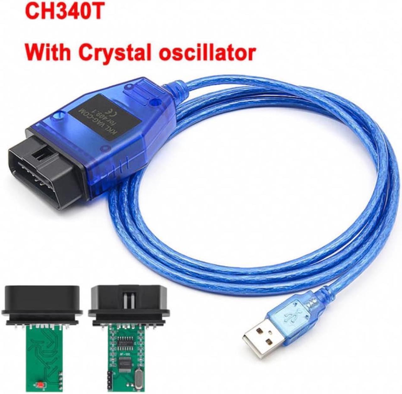 VAG COM KKL 409.1 OBD OBD2 Car Diagnostic KKL 409 Interface Cable With CH340T Chip For VW/Audi/Skoda/Seat VAG-COM Scanner Tool