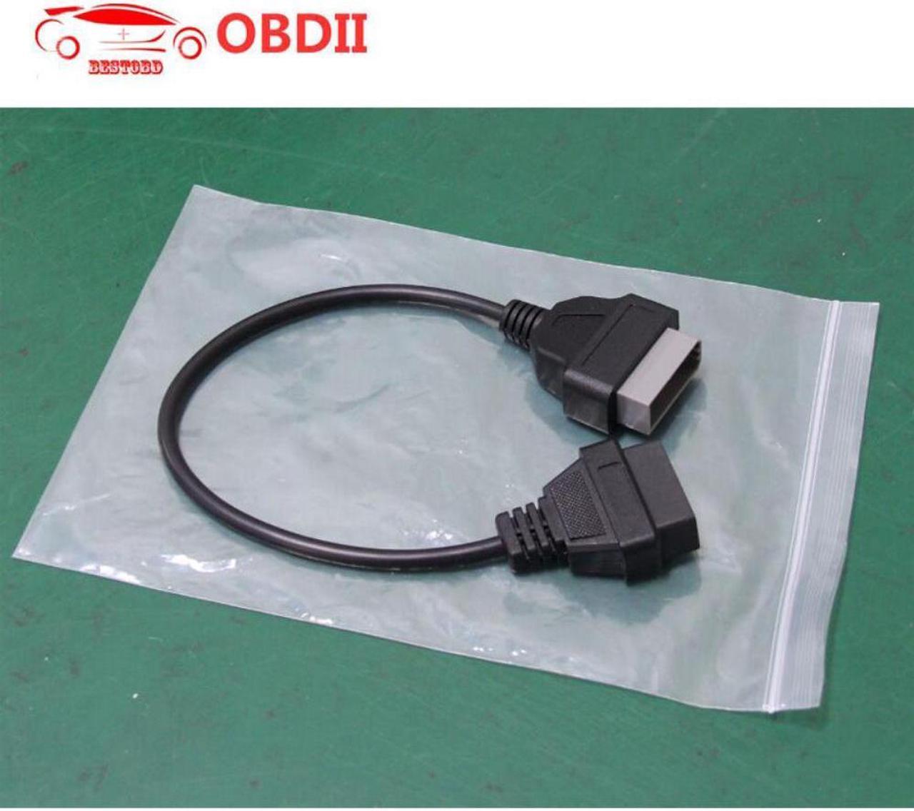 OBD2 Cable Adapter 14pin for Nissan to OBD2 16Pin Connector Extension OBD OBD2 OBDII Diagnostic Scanner Cable for Nissan 14 pin