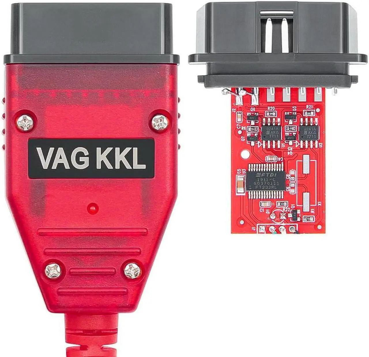 Alt view image 2 of 4 - Real 9241A VAG 409.1 COM KKL 409 FTDI FT232RL K line OBD 2 OBD2 Car Diagnostic Tools Interface Cable For VW/Audi/Skoda/Seat