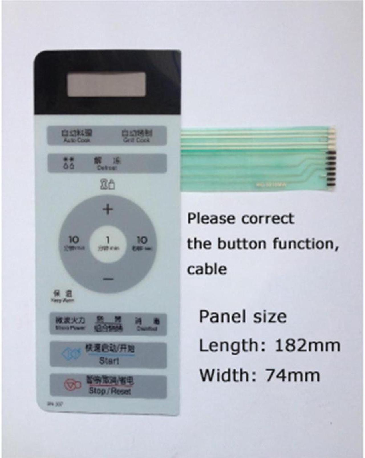 Membrane Switch for LG Microwave Oven Part MG-5018MW MG-5018MV MG-5018MWR Control Touch Button Microwave Panel Repair Parts