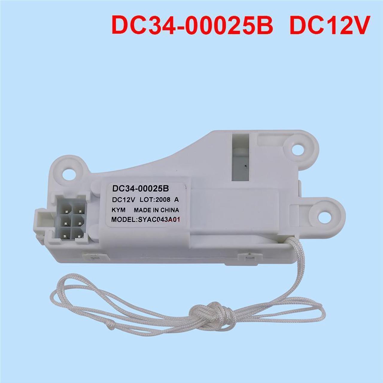 DC12V Door Lock Switch Delay Door Switch Electronic Door Lock DC34-00025B For Samsung Washing Machine Parts