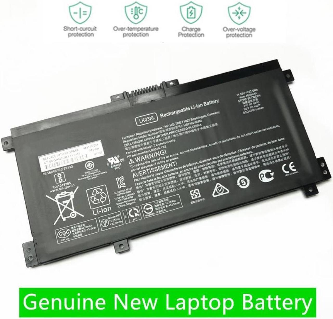 LK03XL Laptop For HP envy 15 x360 15-bp 15-cn TPN-W127 W128 W129 W132 HSTNN-LB7U HSTNN-UB7I HSTNN-IB8M LB8J