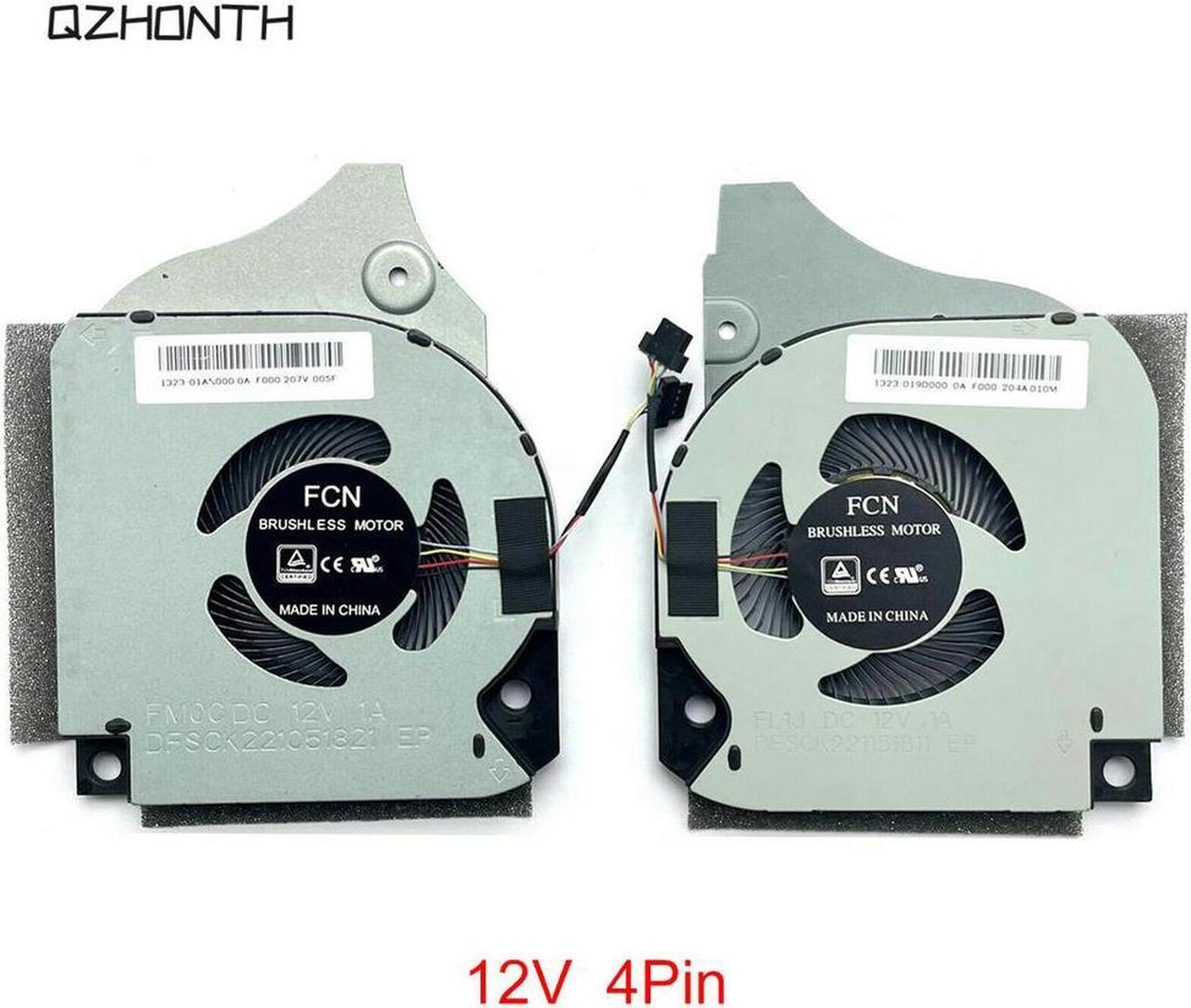 CPU + GPU Cooling Fan For Dell Inspiron G5-5590 G7-7590 G7-7790 (12V)