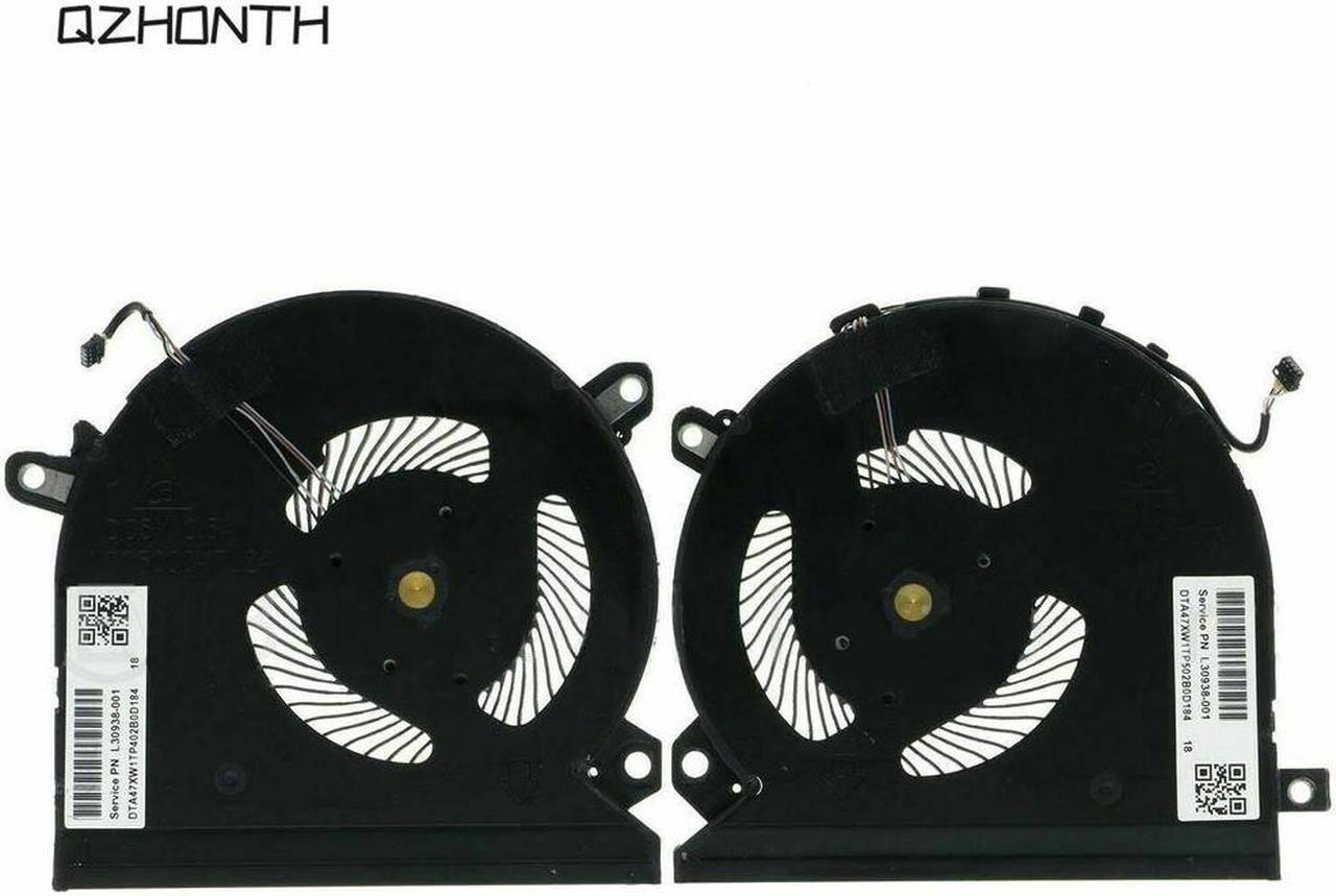 Laptop CPU&GPU Cooling Fan Set For HP Elitebook 1050 G1 HSN-Q11C 17L24 17L25