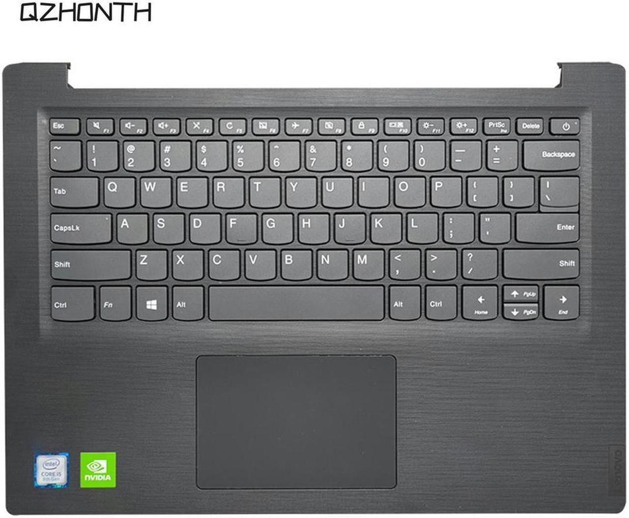 For Lenovo V14-IIL V14-IGM V14-IKB V14-14 Palmrest Upper Case w/ Keyboard Touchpad (2019 Year Version) Gray