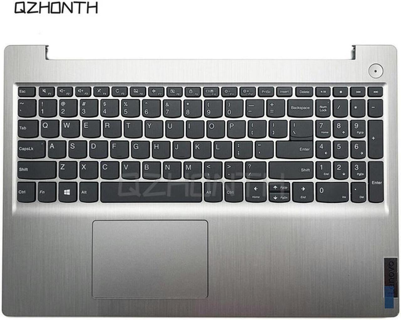 For Lenovo IdeaPad 3-15IIL05 3-15ARE05 3-15IML05 3-15ITL05 Palmrest Upper Case with Keyboard (Non-Backlit) Silver 5CB0X57656