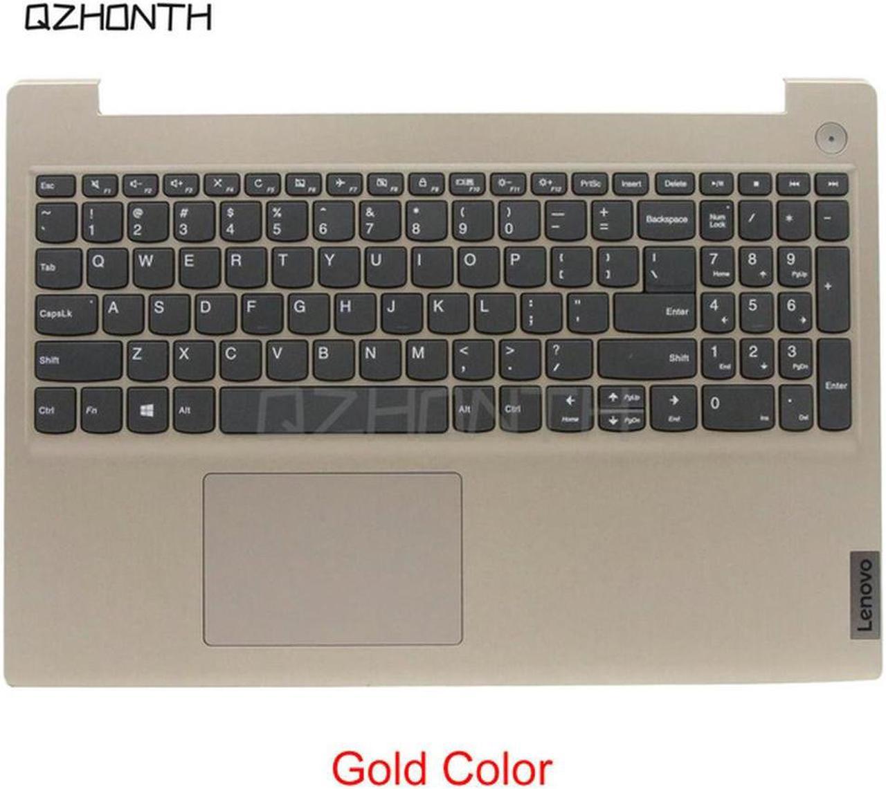 For Lenovo IdeaPad 3-15IIL05 3-15ARE05 3-15IML05 3-15ITL05 Palmrest Upper Case w/ Keyboard (Non-Backlit) Gold 5CB0X57656