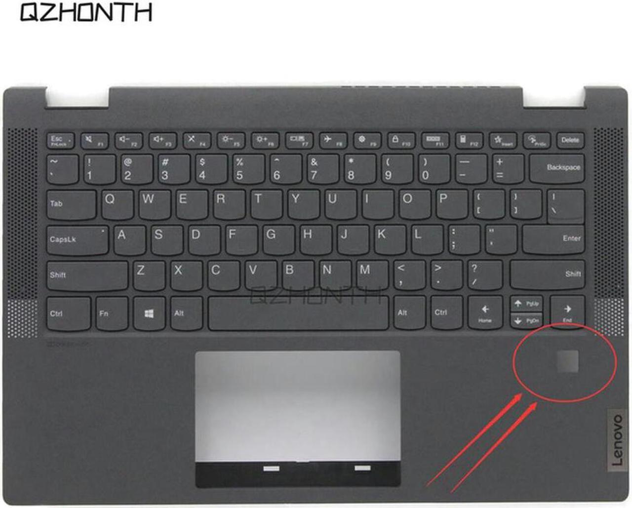 For Lenovo ideapad Flex 5-14IIL05 5-14ITL05 Palmrest Upper Case w/ Backlit Keyboard (Black) 5CB0Y85521